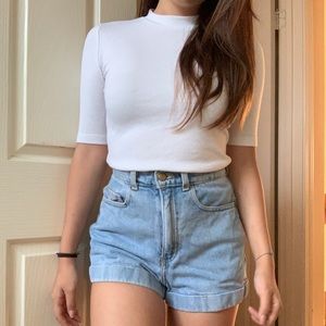 forever 21 mock neck top